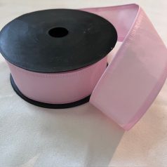 Rózsaszín taftszalag-4cm