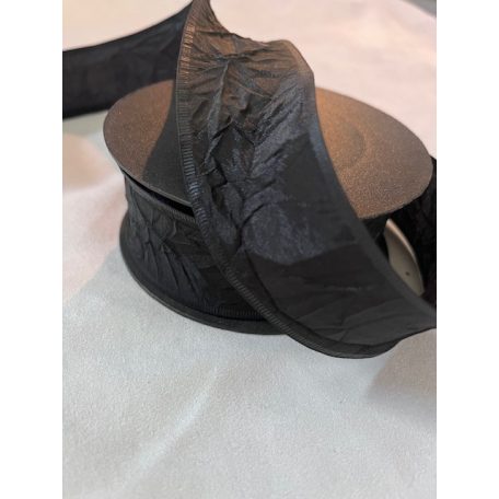 Fekete taftszalag-4cm